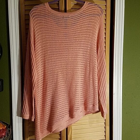 Apt9 Sparkly Pink XL Asymmetrical Sweater - Picture 4 of 7